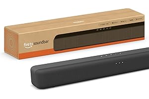 Amazon Fire TV Soundbar, 2.0-Lautsprecher mit DTS Virtual:X und Dolby Audio sowie Bluetooth-Unterstützung