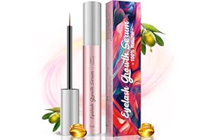 PAPOIYA Wimpernwachstumsserum, Wimpernserum, Augenbrauenverstärker und Wimpernserum für Wachstum und Dicke, Wimpernserum für Längeres, Volleres, Stärkeres Wachstum