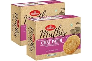 ONE STOP DEALERS Haldiram’s Savory Snacks – Easy to Carry Anywhere – Crispy, Crunchy & Spicy – Delicious Indian Namkeen Snacks – Made With Authentic Taste – Enjoy At Tea Time (Haldiram Chat Papdi, Pack of 2)