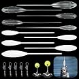 Annyswit 17 Pcs Kit Flotteurs Pêche Truite - Flottants Semi-Plongeants 6-20g Avec Émerillons
