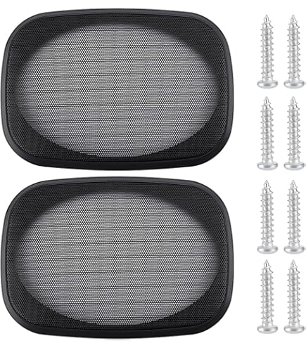 COPPIA GRIGLIE LUNOTTO POSTERIORE PER ALTOPARLANTI CASSE LANCIA K - Foto 7