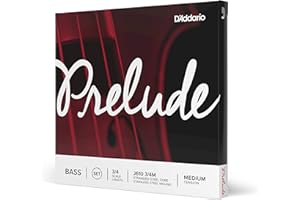 D'Addario Prelude 3/4 Scale Medium Tension Bass String Set