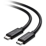 Cable Matters Cavo Thunderbolt 3 Certificato (Cavo Thunderbolt 3 USB C) Colore Nero 0.8m supporta Ricarica 100W 40Gbps