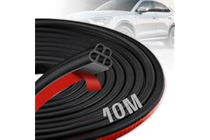 RHHGHY 10 Meter Junta de Goma para Puerta de Coche, Forma B Sello Goma,para Sellado Automotriz de la Puerta Ventana del Coche y la Cubierta del Motor