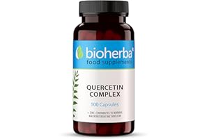 Quercétine – 100 Gélules | Avec bromélaïne et bioflavonoïdes d’agrumes – par BIOHERBA