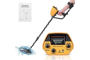 Trsaow Metal Detector per bambini Adulti, Tutta la Modalità Metallo, Modalità di Discriminazione, Bobina di ricerca Impermeabile da 7,5 Pollici