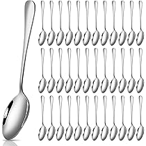 Set Di 36 Cucchiaini Da Caffè In Acciaio Inox - Eleganti E Resistenti, Per Casa, Bar O Feste - Foto 11