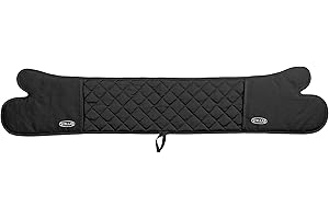 Stellar Double Oven Glove 93cm Black