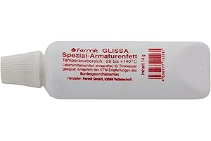 Fermit (GLISSA Spezial-Armaturenfett) nach NSF-H 1 freigegeben und nach DIN 51502 des Bundesgesundheitsamtes (14 Gramm Tube)