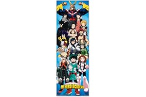 Grupo Erik: Poster da Porta My Hero Academia | Poster da parete My Hero Academia 53 x 158 cm, Poster da muro con carta lucida e incorniciabile, My Hero Academia Gadget