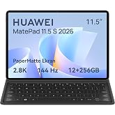 جهاز لوحي جديد HUAWEI MatePad 11.5 S 2026، شاشة Ultra Net PaperMatte بدقة 2.8K وتردد 144 هرتز، ذاكرة وصول عشوائي سعتها 12 جيجابايت + سعة تخزين 256 جيجابايت، بطارية 8800 مللي أمبير