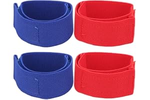 GOTOTOP 4 Stück Nylon Dialyse Tourniquet Bandage Manschette Medical Nurse Tourniquet Nylonband Blutungsstoppgürtel Camping Outdoor Bergsteigen Dringender Gebrauch