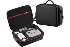 O'woda Mini 4K Tasche, Drohnen Tragetasche Tragbare Aufbewahrungstasche Reisetasche mit Verstellbarer Schultergurt für DJI Mini 4K/ Mini 2/ Mini 2 SE Fly More Combo Zubehör