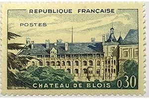 TIMBRE FRANCE France 1960. Timbre de Collection Neuf Authentique No 1255. Monuments : Chateau de Blois
