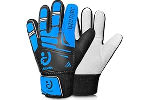 Jalunth Torwarthandschuhe Kinder Jungs Mädchen Junior Jungen Fußballhandschuhe Fussballhandschuhe Trainingshandschuhe Torwart Fussball Fußball Handschuhe größe 4 5 6 7 8 mit rutschfeste Latex
