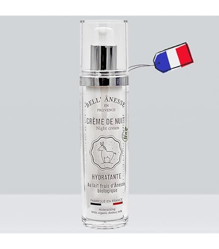 Lot Crème De Jour & Nuit Au Lait D'Ânesse Bio - Bell'Ânesse - 50ml - Hydratant & Nourrissant Peau Normale