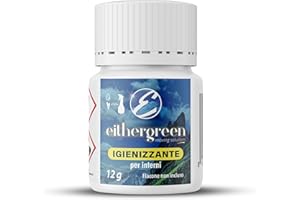 Eithergreen Kit Interni - Detergente, Elimina odori e Sanificante per Tutte Le superfici di Camper e roulotte - Contro Cattivi odori (12 Ricariche)