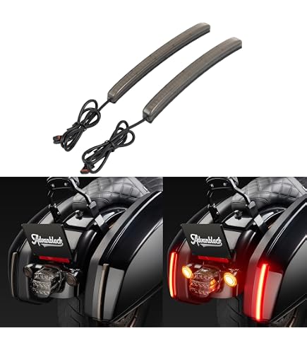 Motorcycle Saddlebag LED Light Rear Extended Turn Signal Brake Running Lamp For Harley Touring Electra Street Glide FLHR 14-2023 - 201355758