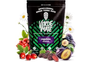 ‎VERDE MATE Mate Tee Verde Mate Green Regulase 500g Verde Mate Grün Regulase anregender Mate Tee aus Brasilien Gesunder Mate Tee Glutenfrei nicht rauchgetrocknet
