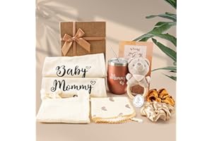 BUUMIN Newborn Baby Gifts, Baby Shower Gifts for Mum, Mum to Be Gifts, Newborn Baby Essentials Personalised Baby Present Hamper