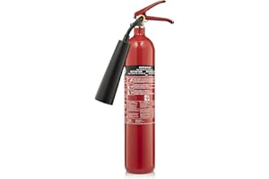 Smartwares CO2-Feuerlöscher - 2 kg - für A- & C-Feuer - Geeignet für elektrische Feuer - Inklusive Halterung - FEX-15621