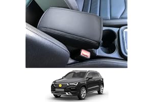 CDEFG Seat Ateca fr 2016-2023 2024 podłokietnik środkowy, pokrywa ochrona przed zarysowaniem konsoli środkowej, Ateca FR, podłokietnik ze sztucznej skóry, pudełko na konsolę środkową, akcesoria