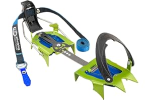Climbing Technology Uniseks Snow Flex Semiautomatic Raki, Zielony/Niebieski
