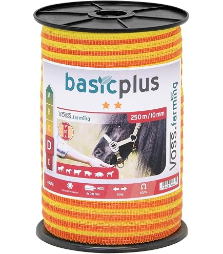20 Paletti In Plastica Per Recinzioni Elettriche – 105 Cm, Con 10 Occhielli, Resistenti Ai Raggi UV. Per Mucche, Pecore, Maiali E Pollame!