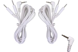 HCW Tens Elektroden 2.5mm Stecker Anschlussleitung mit Männliche Verbindung