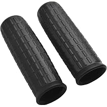 Poignées Caoutchouc Pour Brouette/vélo/fauteuil - Antidérapantes & Confort - Lot De 4 (124x40 Mm)
