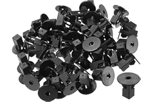 A ABSOPRO Aile Liner Agrafes pour Toyota Corolla - 50 pcs Noir