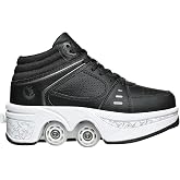 Roller Skate Shoes with Wheels Skateboard Shoes Inline Skates Adjustable for Women and Girls
