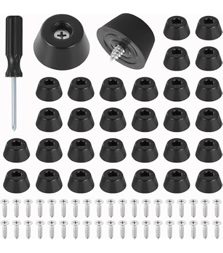 Sourcing Map Lot De 30 Coussinets En Caoutchouc Pour Pare