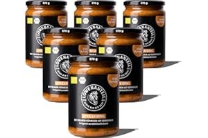 Löwenanteil - Eintopf "AFRICAN BOWL" - 570g Glas mit veganem Hühnchen und cremige Kokosmilch- ohne Zuckerzusatz und Glutenfrei - gesundes Fertiggericht mit viel Protein - Menge: 6