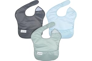 Tiny Twinkle Baby Lätzchen Abwaschbar asserdicht Baby Lätzchen Für Kleinkinder von 6-24 Monaten Maschinenwaschbar und verstellbarer Seitenverschluss ideal für die Reise Lätzchen