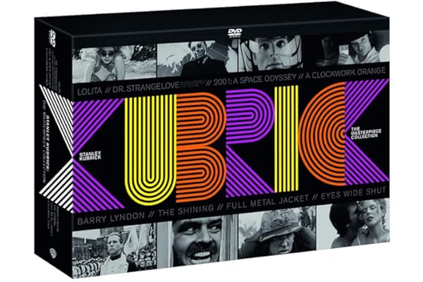 Stanley Kubrick, The Masterpiece Collection : Orange Mécanique + Lolita + Docteur Folamour + 2001, L'odyssée de l'Espace + Barry Lyndon + Shining + Full Metal Jacket + Eyes Wide Shut + 2 DVD Bonus - Coffret DVD