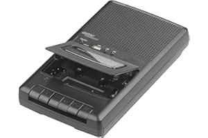 auvisio Kassettenplayer: Mobiler Kassettenspieler & USB-Digitalisierer, Lautsprecher & Mikrofon (Kassettenrekorder, Musikkassetten digitalisieren, Audiokassetten)