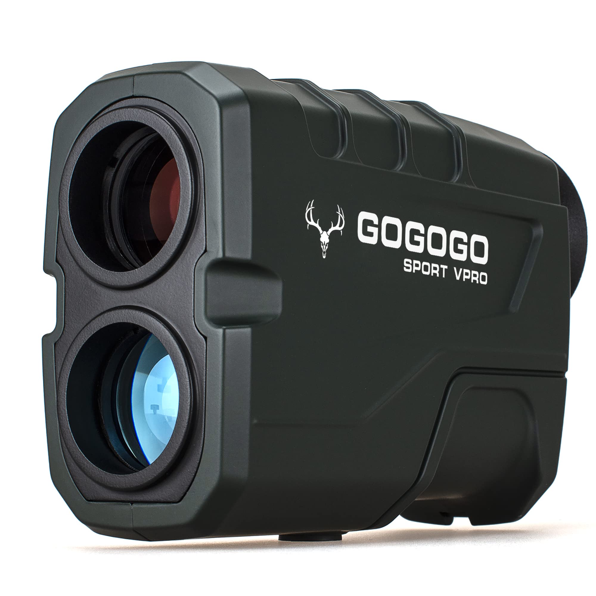 Gogogo Sport Vpro 1200 Yards Laser Range Finder, Green Hunting with Flagpole Lock - Ranging - Speed and Scan 6X Rangefinders with USB Cable