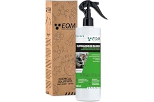 EQM SOLUCIONES QUIMICAS EQM - ECO-220 - Eliminador de Olores Instantáneo - 500 ML - Entorno con mascotas, hogar, coche, trabajo, etc. - Potente tecnología enzimática - Agradable aroma a fresco y limpio