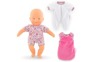 Corolle - Bambola Mini Calin Good Night Cm 20, 9000120150, 18 Mesi, Corpo Soft, Profumo di Vaniglia