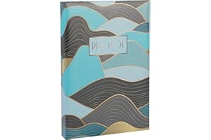 Exacompta - Réf. 62663E - Album photos à pochettes OCEAN - 300 photos 10 x 15 cm - 100 pages - format 22,5 x 32,5 cm - couverture recouverte d'un pelliculage mat - imprimé motifs aux couleurs tendance