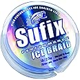 Sufix Performance 75-Yards Spool Size Ice Braid Line (Blue, 8-Pound)