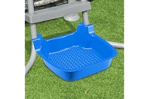 BEFEIXUE Poolleiter Fuß, Pool Fußbadewanne, Rutschfestes Fußwaschbecken Für Oberirdischen Pool, Fußwanne Für Poolleiter, Tragbares Pool Fußbadebecken Vor Dem Betreten, Schwimmbadzubehör