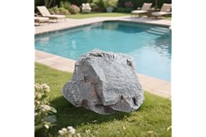 GENERIC Faux rochers réalistes en polyuréthane pour l'aménagement paysager, pierres artificielles légères, housses de fosse septique, décoration de cour nécessitant peu d'entretien, roche de paysage de style