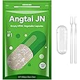 Empty Capsules, AngtaiJN 500 Count Clear Vegetarian Capsules, Size 1 DIY Pill Capsules Filling Empty Caps with Micro Lab Spoon, Kosher, ISO9001, Gluten Free, Halal Certified, Non-GMO Certified
