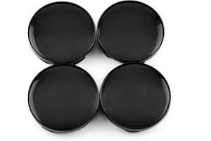 ‎RHINOTUNING Rhinotuning 4 x 59 mm ABS-Material Schwarz Rad Nabenkappen Nabendeckel für 44732-SAA-000 44732-S9A-000 1GD