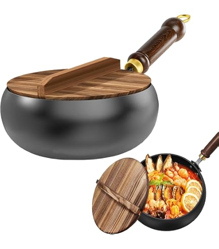 Padella In Ferro Non Rivestita 28cm con Coperchio | Quixion