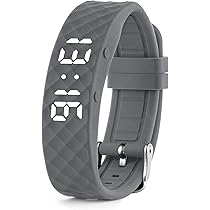 Deaf Vibrating Alarm Clock Wristband TabTime Vibrating Alarm Reminder Watch  Black Large Up To 10 Personal