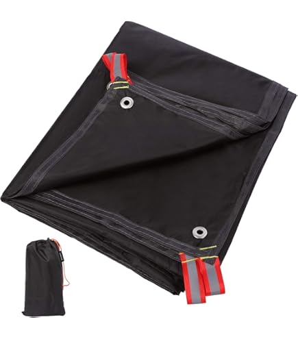 Top Lander Waterproof Ground Sheets Multifunction Tent Carpet Ultralight Tent Footprint For Camping Tarp Awning Bivvy Survival (Brown, 210x140