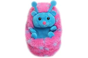 Curlimals Lucie Ladybird, Interactive Ladybird Soft Toy with over 50 Sounds & Reactions, Responds to Touch, 3+yrs, Blue & Pink